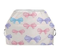 Ttgoth Housse de barbecue avec nœuds colorés pour extérieur - Résistante à l'eau et aux déchirures - Résistante à la décoloration et aux UV - Avec sangles réglables - Pour la plupart des barbecues