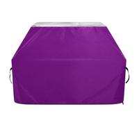 Ttgoth Housse de barbecue de couleur violette pour extérieur - Résistante à l'eau et aux déchirures - Résistante à la décoloration et aux UV - Avec sangles réglables - Pour la plupart des barbecues