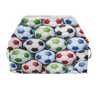 Ttgoth Housse de barbecue en forme de ballon de football pour extérieur - Résistante à l'eau et aux déchirures - Résistante à la décoloration et aux UV - Avec sangles réglables - Pour la plupart des