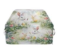 Ttgoth Housse de barbecue en forme de lapin mignon pour l'extérieur - Résistante à l'eau et aux déchirures - Résistante à la décoloration et aux UV - Avec sangles réglables - Pour la plupart des