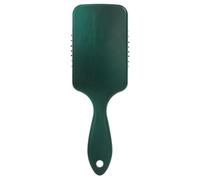 Ttgoth Hunter Brosse à cheveux verte de couleur unie pour homme et femme Antistatique avec coussin d'air Brosse démêlante pour cheveux bouclés, raides, humides ou secs