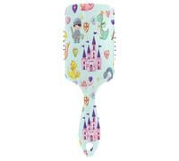 Ttgoth Knight Dragon Brosse à cheveux pour homme et femme Antistatique à coussin d'air Brosse démêlante pour cheveux bouclés, raides, humides ou secs