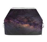 Ttgoth Milky Way - Housse de barbecue d'extérieur résistante à l'eau et aux déchirures - Résistante à la décoloration et aux UV - Housse de barbecue avec sangles réglables pour la plupart des grills