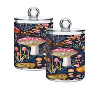Ttgoth Qtip Lot de 2 pots en acrylique pour salle de bain et maquillage pour cotons, bourgeons, cotons-tiges, boules