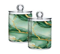 Ttgoth Qtip Lot de 2 pots en acrylique pour salle de bain Lavande