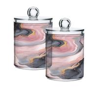 Ttgoth Qtip Lot de 2 pots en acrylique pour salle de bain Motif pingouins mignons