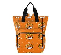 Ttgoth Sac à dos à langer imperméable avec porte-biberons isothermes et sangles de poussette pour maman et papa