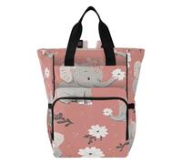 Ttgoth Sac à dos à langer imperméable avec porte-biberons isothermes, sac à dos de voyage multi-poches avec sangles de poussette pour maman et papa