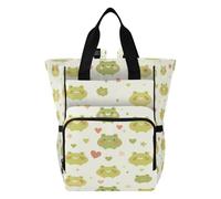 Ttgoth Sac à dos à langer imperméable avec porte-biberons isothermes, sac à dos de voyage multi-poches avec sangles de poussette pour maman et papa