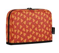Ttgoth Trousse à crayons sur pied pour pizzas - Grande capacité - Pliable - Portable - Organiseur de rangement pour bureau, école, fournitures de bureau, 21 x 5 x 15 cm