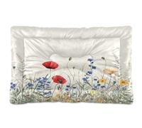 Ttgoth Wildflowers in Summer - Tapis de cage doux lavable avec fond antidérapant pour chiens de grande et moyenne taille, 60,9 x 91,4 cm