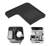 TTIAYAO Tapis Machine a Cafe,Tapi en Silicone pour Machine à Café Noir Tapis Cafetiere Accessoires Barista en Silicone,Compatible avec Les Accessoires à Café Ninja Luxe Cafe(31.5 X 29 CM)
