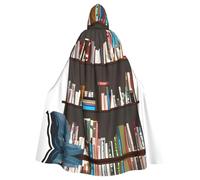TTIGLHOH Bibliothèque longue cape avec capuche, robe gothique pour adulte, pour bal masqué, costume médiéval