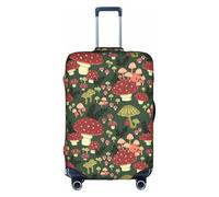 TTIGLHOH Bright Mushrooms Impression artistique Prêt à l'emploi Protection contre les rayures Ne comprend pas la housse de valise qui empêche les bagages de se mélanger, blanc, XL