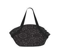 TTIGLHOH Couverture de plage ronde imprimée constellation de divination étoilée, se replie dans un sac fourre-tout, tapis indéchirable de 94 cm, tapis de camping, festival