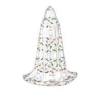 TTIGLHOH Différents types de lézard longue cape tenue pour adolescents cosplay équipement mascarade vampire sorcière Halloween fête costume