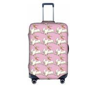 TTIGLHOH Funny Pelican Printing Protection anti-rayures pour voyage Ne contient pas de housse de valise pour éviter que les bagages ne se mélangent, blanc, XL