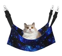 TTIGLHOH Galaxy Stars Hamac pour animal domestique, chat, furet, lit souple adapté pour animal domestique, cochon d'Inde, hamster, chaton