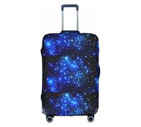 TTIGLHOH Galaxy Stars Protection contre les rayures pour les voyages Ne contient pas de housse de valise pour éviter que les bagages ne se mélangent, blanc, M