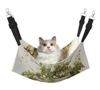 TTIGLHOH Hamac antique avec branche d'olivier romaine et animal de compagnie grec pour chats, furets, hamsters et chatons