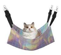 TTIGLHOH Hamac carré réfléchissant pour animaux de compagnie, chats, furets, lit doux adapté pour animal domestique, cochon d'Inde, hamster, chaton