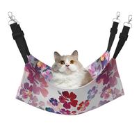 TTIGLHOH Hamac hawaïen imprimé floral pour chat, furet - Lit doux pour animal domestique, cochon d'Inde, hamster, chaton