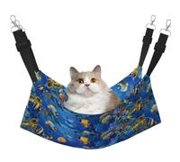 TTIGLHOH Hamac pour animaux de compagnie motif poissons tropicaux pour chats, furets, cochons d'Inde, hamster, chaton