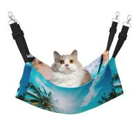 TTIGLHOH Hamac pour animaux de compagnie sur le thème de l'océan tropical, pour chats, furets, cochons d'Inde, hamster, chaton