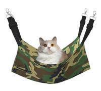 TTIGLHOH Hamac souple pour animaux domestiques, chats, furets, cochons d'Inde, hamster, chaton, vert militaire