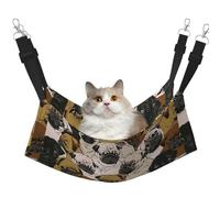 TTIGLHOH Imagen De Pug Hamac pour animal domestique, chat, furet Lit souple Convient pour animaux de compagnie, cochon d'Inde, hamster, chaton