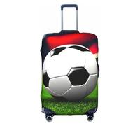 TTIGLHOH Impression ballon de football - Protection contre les rayures - Ne contient pas de housse de valise - Empêche les bagages de se mélanger, blanc, M