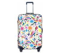 TTIGLHOH Impression d'animaux mexicains Otomi - Protection contre les rayures - Ne contient pas de housse de valise - Empêche les bagages de se mélanger, blanc, S