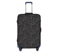TTIGLHOH Impression de constellation de divination étoilée - Protection contre les rayures - Ne contient pas de housse de valise - Empêche les bagages de se mélanger, blanc, M