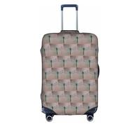 TTIGLHOH La protection anti-rayure pour voyage Motif libellule n'exclut pas la housse de valise qui empêche les bagages de se mélanger, blanc, M