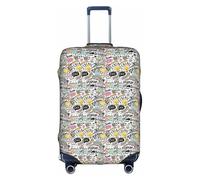 TTIGLHOH La protection anti-rayures pour le voyage n'inclut pas la housse de valise qui empêche les bagages de se mélanger, blanc, XL