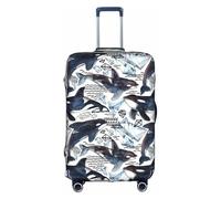 TTIGLHOH La protection contre les rayures n'inclut pas la housse de valise qui empêche les bagages de se mélanger, blanc, L