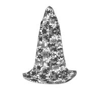 TTIGLHOH Longue cape de camouflage numérique pour adolescents, équipement de cosplay, bal masqué, vampire, sorcière, costume d'Halloween