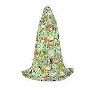 TTIGLHOH Longue cape de cochon d'Inde pour adolescents - Équipement de cosplay, bal masqué, vampire, sorcière, fête d'Halloween