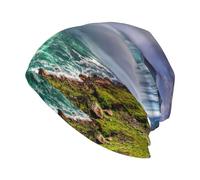 TTIGLHOH Niagara Falls Bonnet tendance en tissu tricoté de qualité, respirabilité, élasticité pour la famille ou les amis, noir