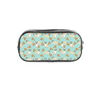 TTIGLHOH Pizza Party Trousse transparente imprimée étanche pour cosmétiques et outils artistiques