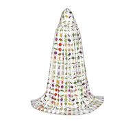 TTIGLHOH Présentation de divers légumes longue cape tenue pour adolescents cosplay équipement mascarade vampire sorcière Halloween fête costume