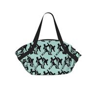 TTIGLHOH Taekwondo Couverture de plage ronde imprimée arts martiaux se replie dans un sac fourre-tout, tapis résistant aux déchirures 94 cm, camping, festival