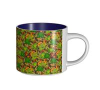 TTIGLHOH Tasses en céramique de grande capacité avec motif grenouille - Convient pour les cafés - Construction robuste - Fond antidérapant