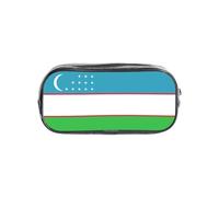 TTIGLHOH Trousse transparente imprimée drapeau de la République d'Ouzbékistan - Étanche - Organiseur cosmétique - Sac portable pour outils d'art