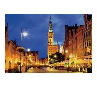 Ttincceer Toile de Fond London City Street 4.5x3m Big Ben, Tour de l'horloge, arrière-Plans de Photographie Nocturne, Attractions célèbres, Monuments Britanniques, Accessoires de Studio Photo