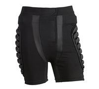 TTIO Short de Protection léger, Doux et Respirant en EVA avec Renforts au Niveau des Hanches et des Fesses pour Ski/Snowboard/Patinage Unisexe L Noir