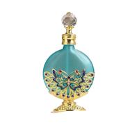Ttiy Bouteille de parfum vide élégante rechargeable en verre pour la maison et les voyages 30 ml Bleu