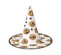 Ttkjshmgc Diadème gothique réglable avec tissu lavable en machine pour Halloween et biscuits aux pépites de chocolat