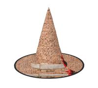 Ttkjshmgc Fond mural de briques industrielles - Couronne de festival imprimée - Coiffe de costume compacte pour Halloween et Larp, diadème gothique réglable avec tissu lavable en machine