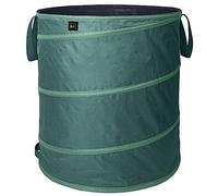 TTL Garden Sac de jardin Pop Up 270 l - 220 g/m² 600D Oxford extra large 270 l Sac à déchets de jardin pliable et stable - Bac à feuilles vertes - Déchets de jardin à monter soi-même
